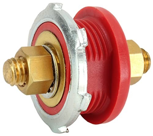 Fastronix Thru Panel Battery Terminal Connector Red