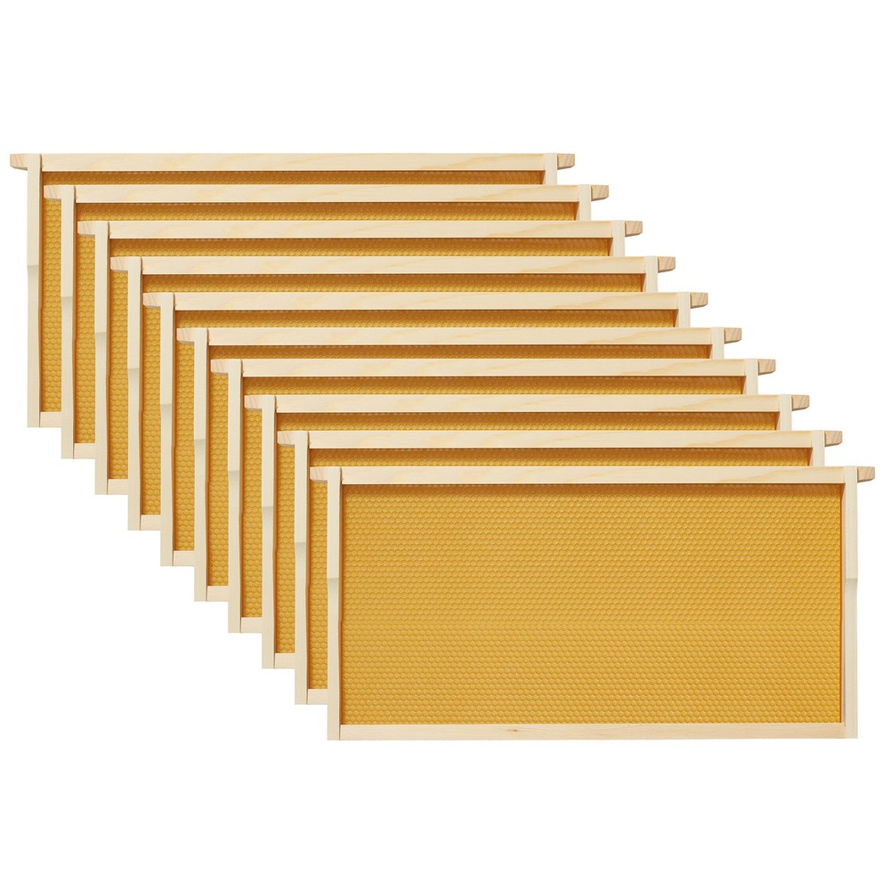 OPEN BOX - Beginner Bee Hive Body Kit, Painted, Assembled with 10 Frames - White