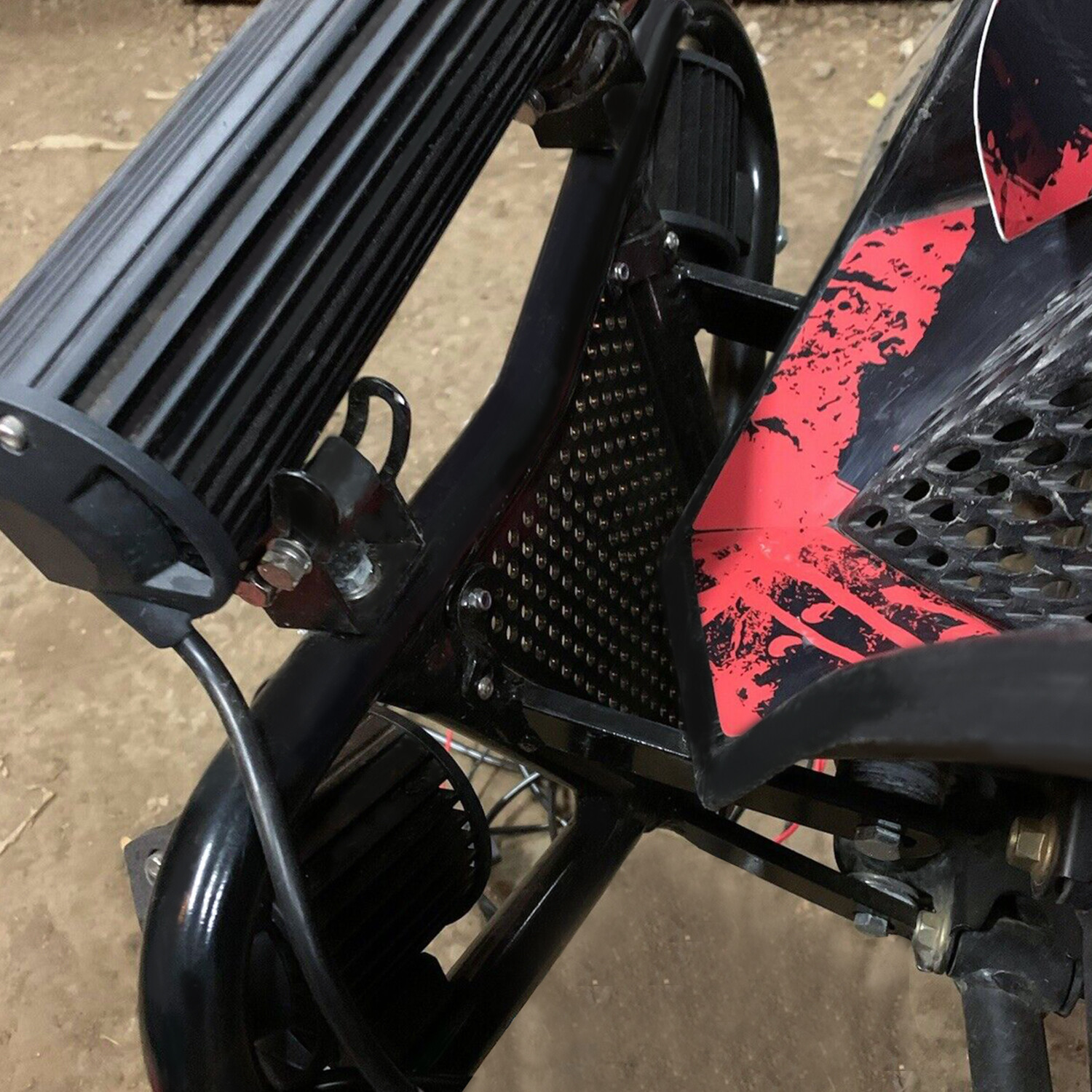 Black Front Aluminum Bumper For 1999-2014 Honda TRX 450R 400EX 400X