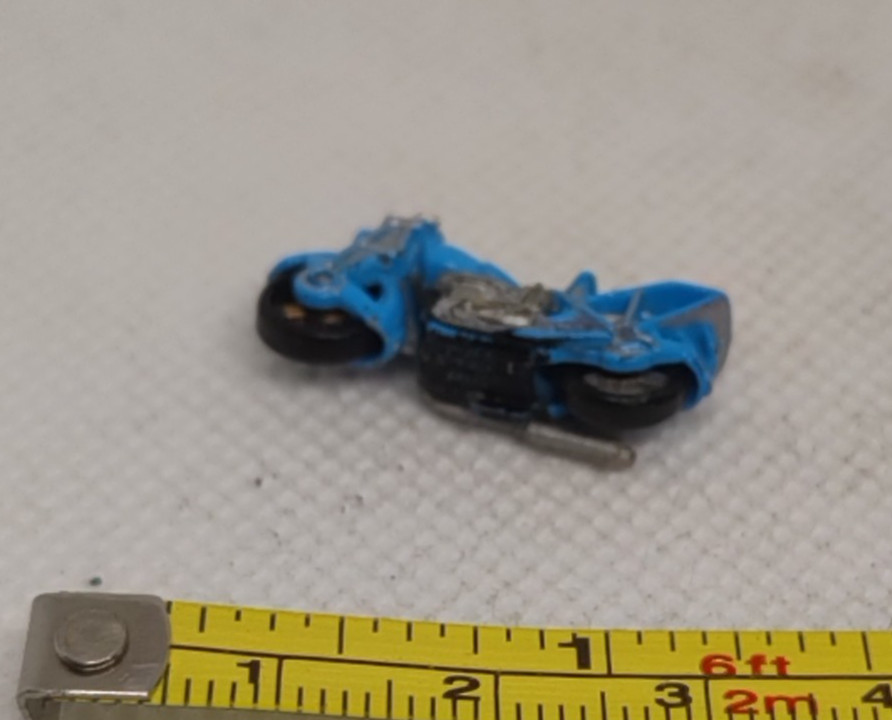 3 Micro Machines Motorcycles In Poor Condition