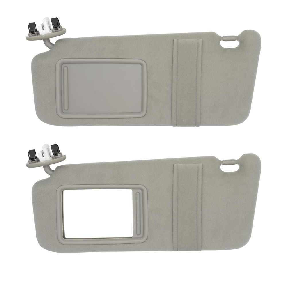 NHILES Left Driver Side Sun Visor Fits for Gray(Left with light)