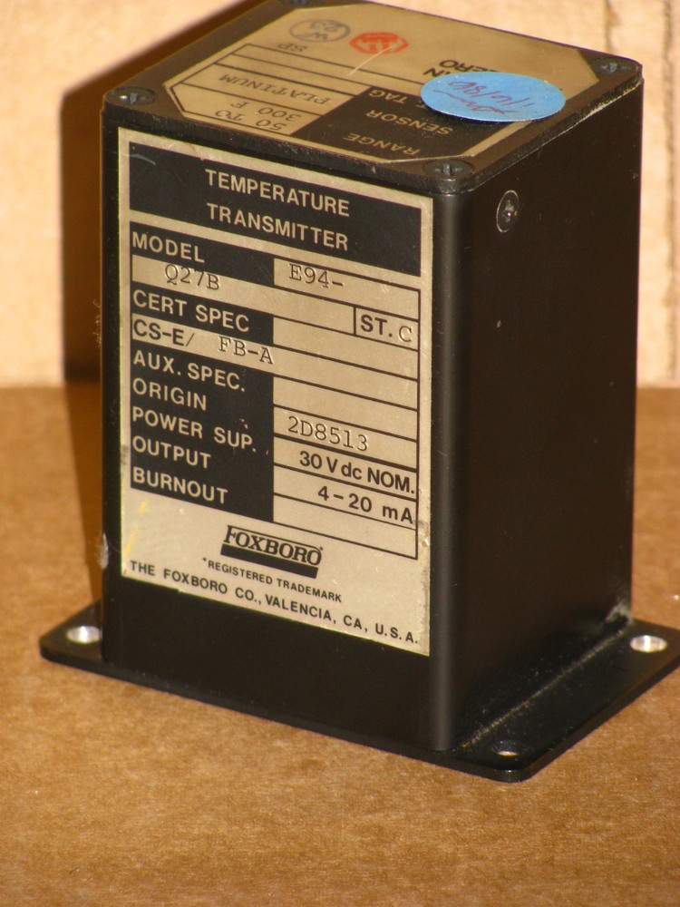 Foxboro E94-Q27B Temperature Transmitter
