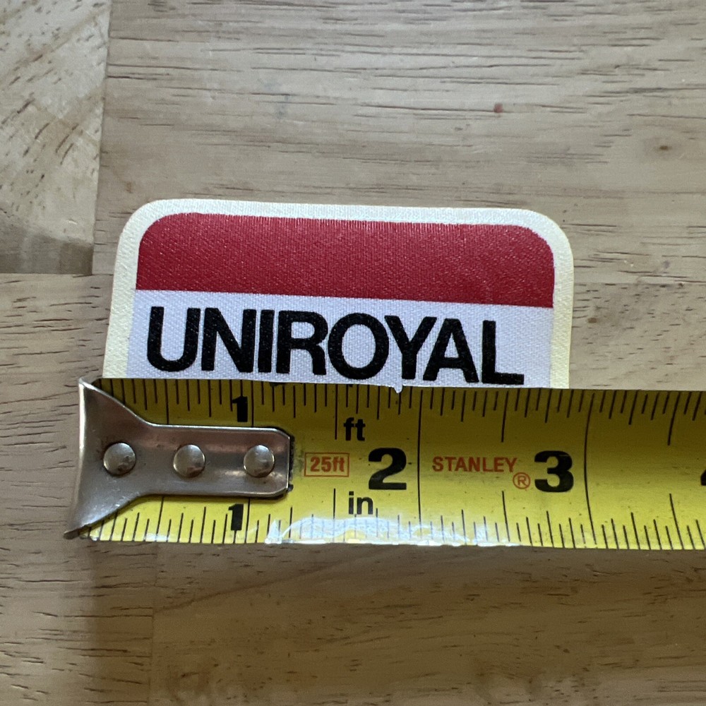 Vintage Uniroyal Tires Work Shirt Uniform Jacket Hat Iron- On Patch