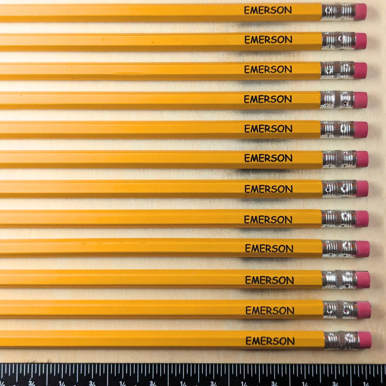 Custom Pencil Engraved Bulk Personalized Business School Teacher Gift