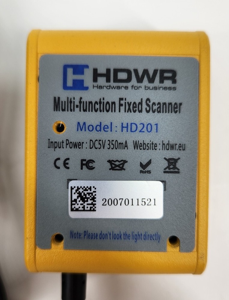 HDWR Multi-function Stationary Barcode Scanner HD201 Heavy Duty Metal Casting