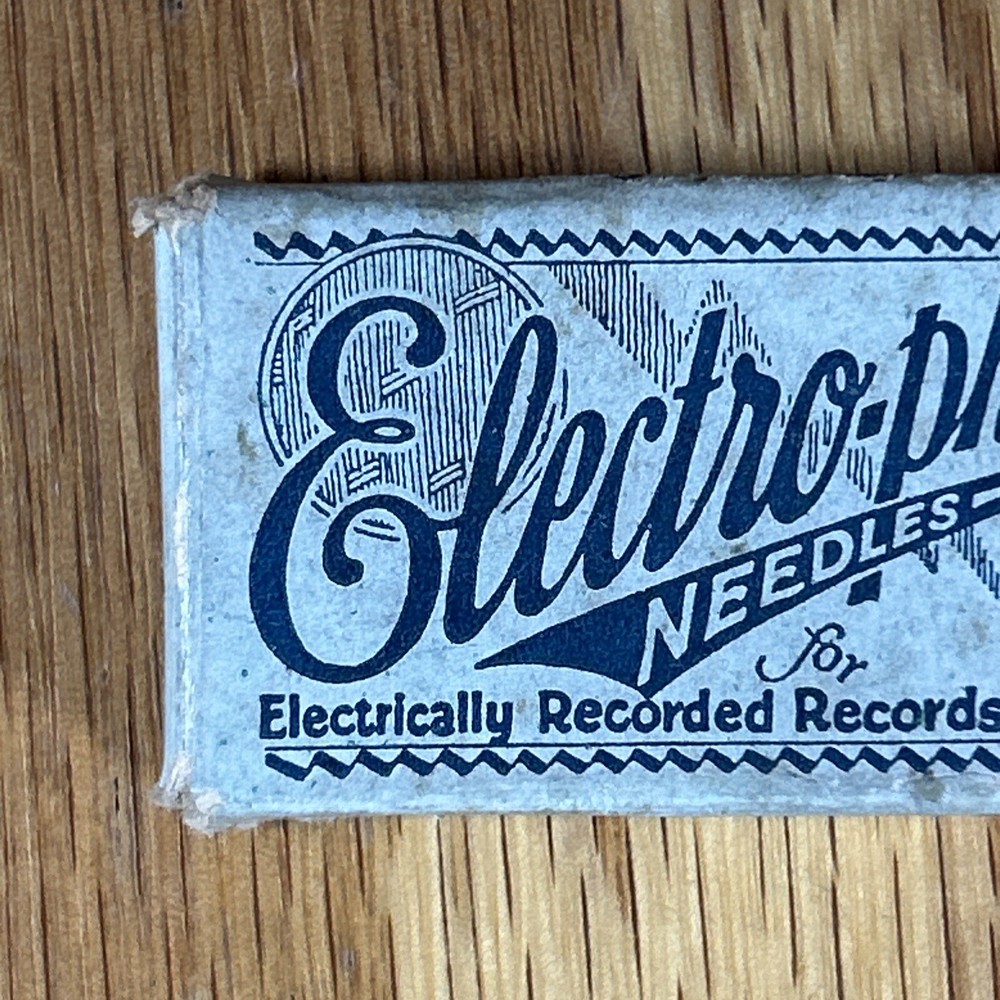 Antique Electro-phonic Phonograph Needle Package Original Medium Tone