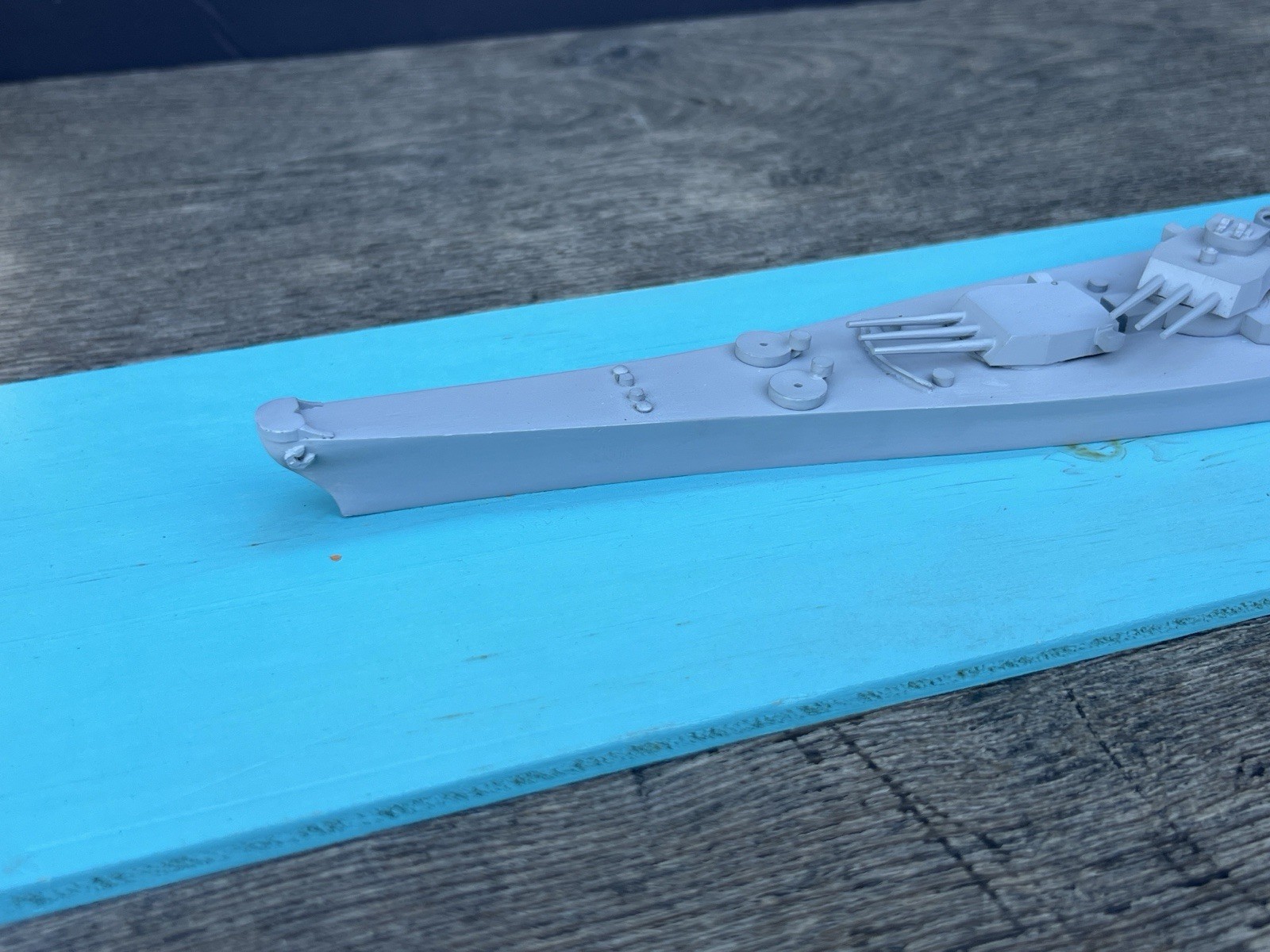 Vintage Comet Metal Prod. WW2 Recognition Model 5AA Series USS Missouri 1:500