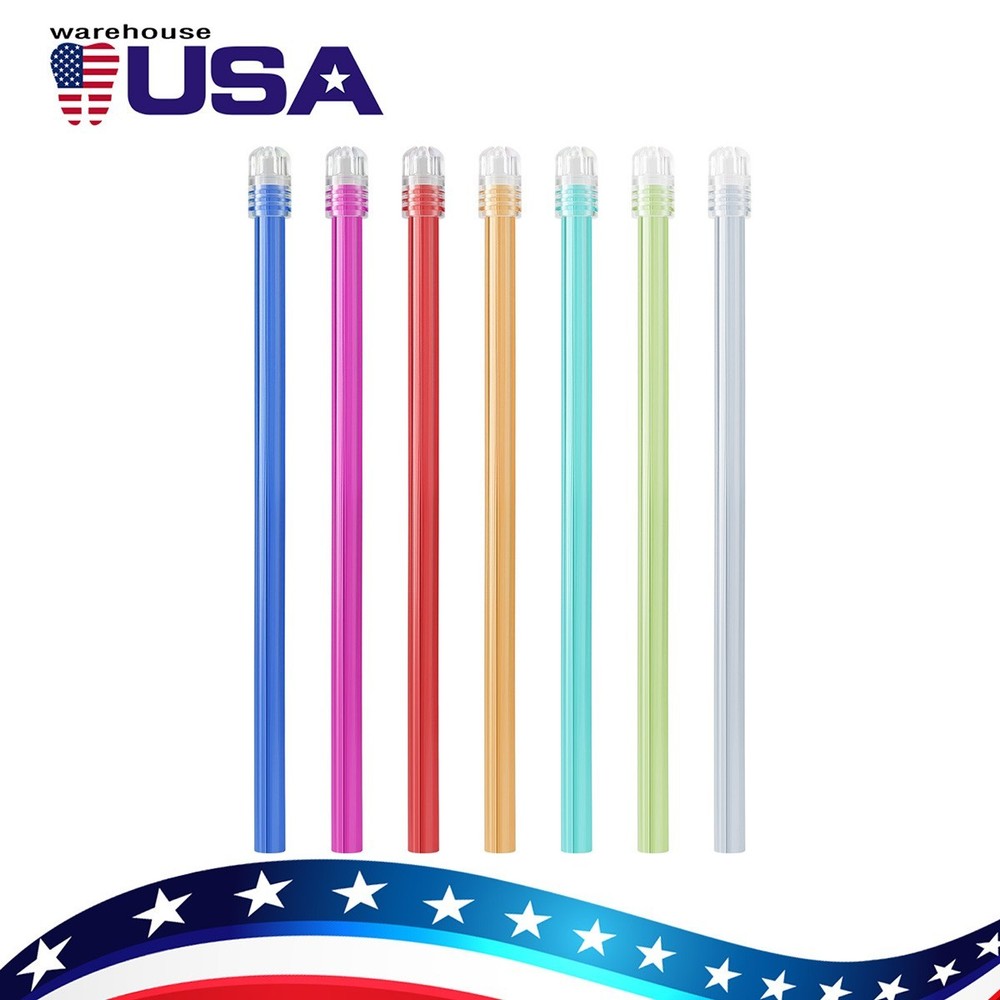 100PCS Disposable Dental Saliva Ejectors Ejector Disposable Suction Tips