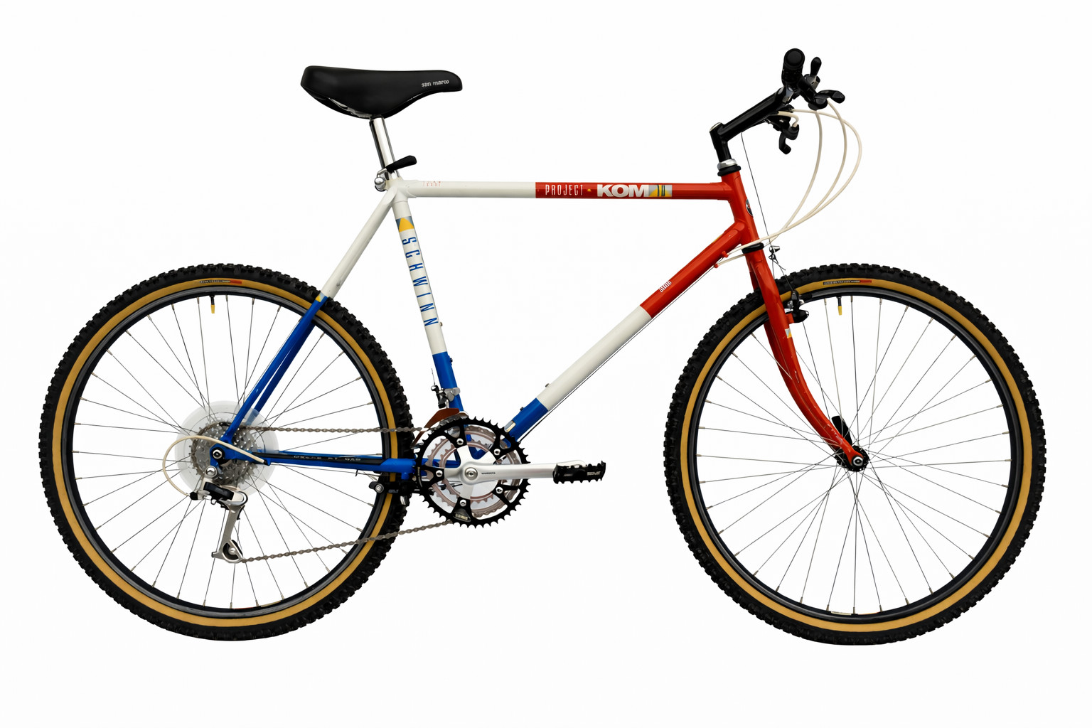 1989 Schwinn Project KOM 10 Team Issue MTB USA Handbuilt Original Deore XT- VTG