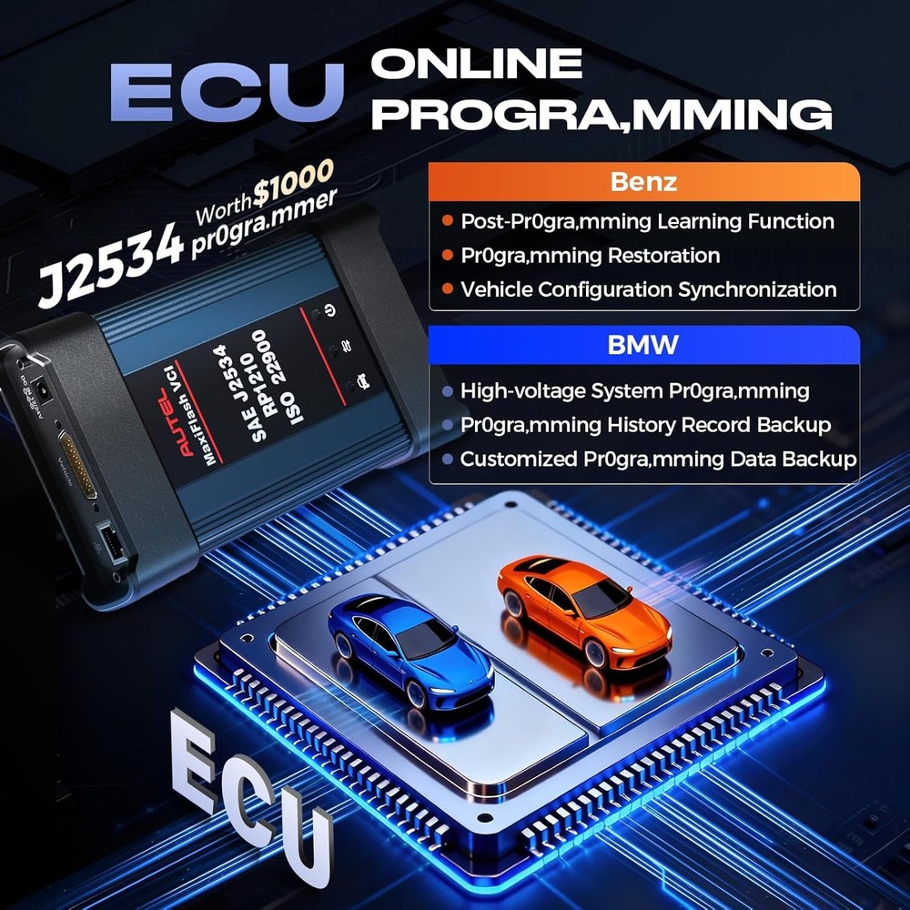 Autel Scanner MaxiSys Elite 2 PRO, 2026 Elite II PRO Programming 2-Year Update