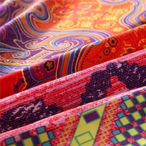 Boho King Size Comforter Set Soft Chic 3 Pieces Bedding Queen Comforter Set