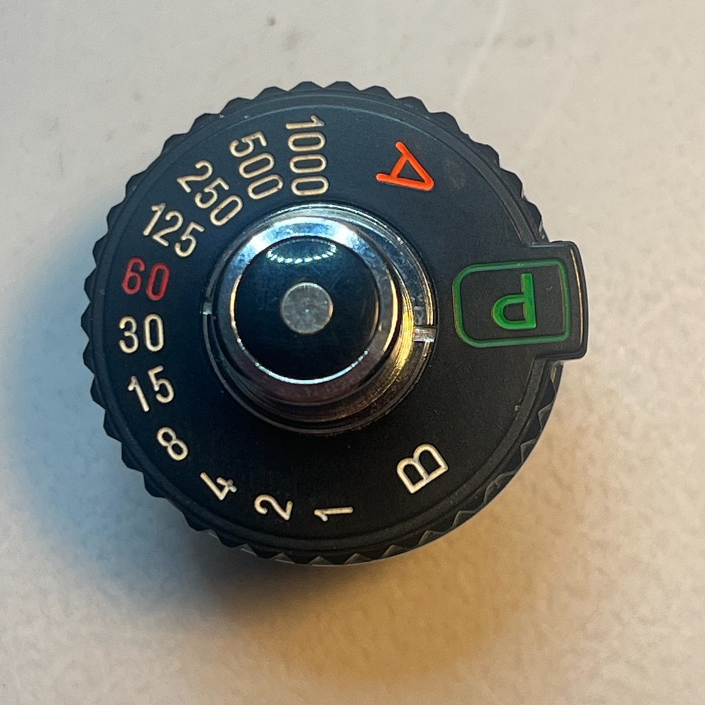 Minolta X-700 MPS Shutter Speed Dial & Release Button w/ Collar  & Nut OEM