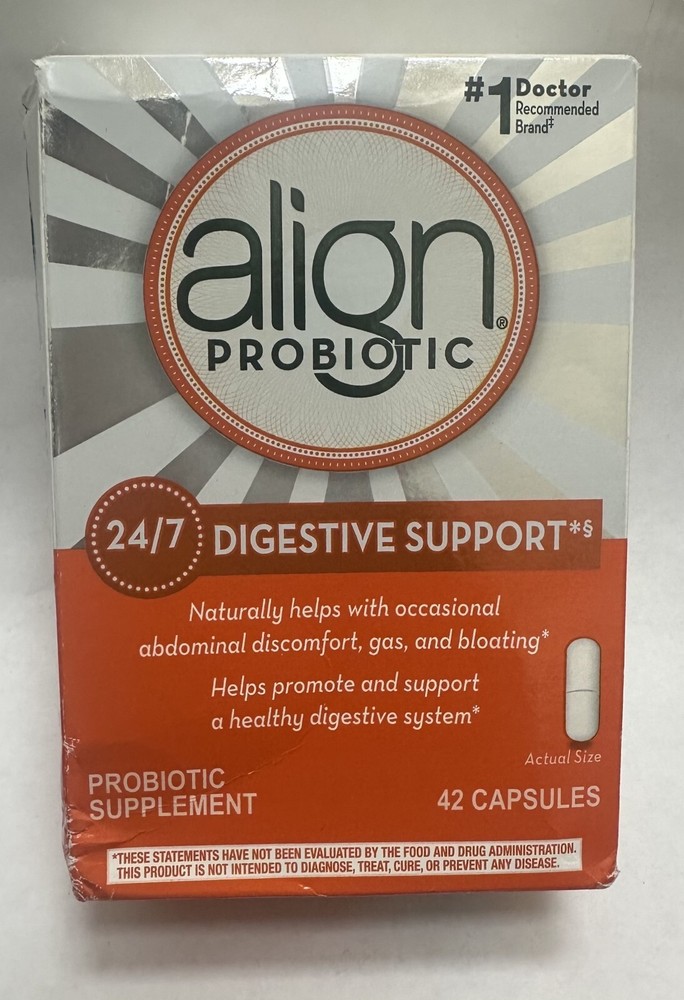 Align Probiotic Digestive Support - 42 Capsules Exp: 05/2026 +
