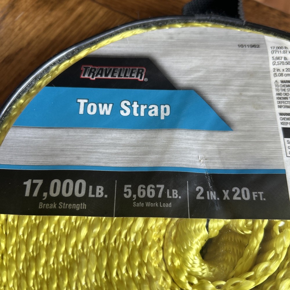 Traveller Tow Strap - 2” X 20 Feet w/ Loop Ends