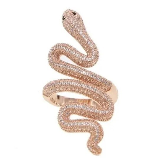 Reputation Adjustable Snake Ring🐍Rose Gold