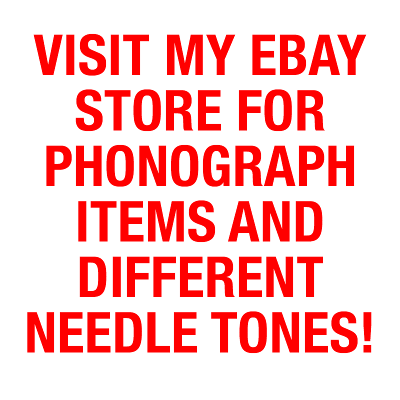 100 Phonograph MEDIUM TONE NEEDLE PACKS for Hand Crank Record Player Phonograph