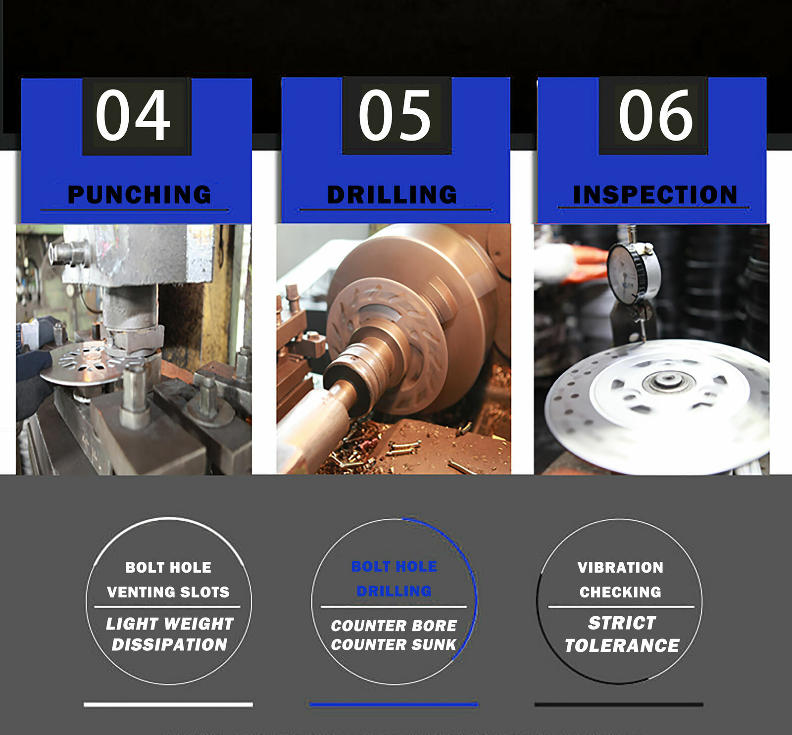 Front Brake Rotors For Honda Fourtrax Sportrax TRX 250 300 400 EX 99-08 TRX250R