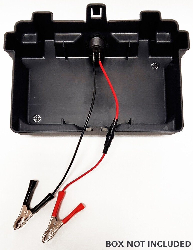 Voltmeter Digital LED Display Alligators DIY Panel Box battery Installation K3A