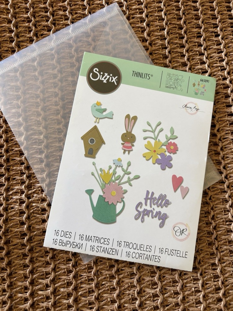 Sizzix Thinlits Die Set 16PK - Hello Spring