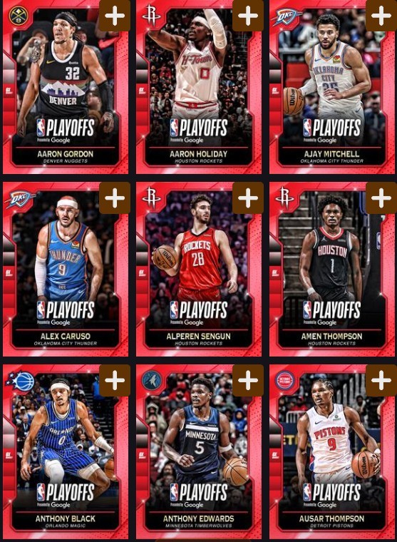 [DIGITAL] Topps NBA - Playoff Base 26 S1 - Red - Pick
