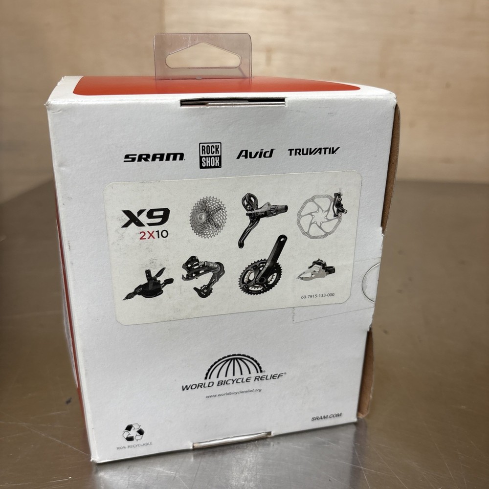 SRAM X9 Front Derailleur 2x10 Direct Mount Bottom Pull S3 39T