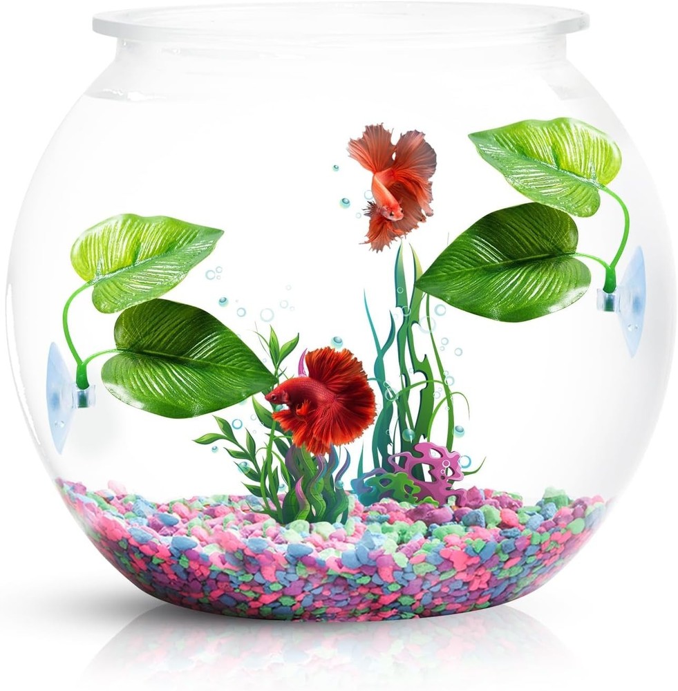 Double Leaf Betta Fish Hammocks - 2 Pack for Optimal Aquatic Comfort