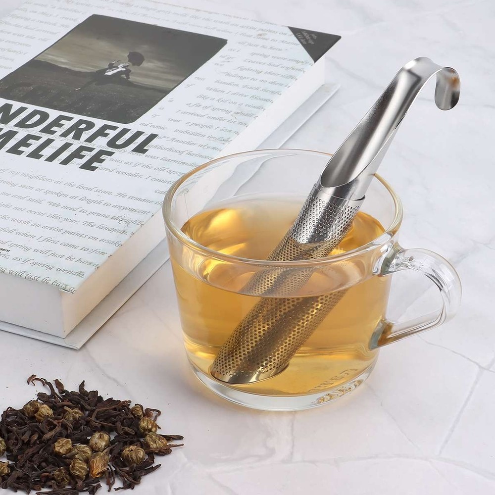 Leaf Tea Infusers 304 Stainless Steel Tea Strainer Herbal Spice Filter Diffuser
