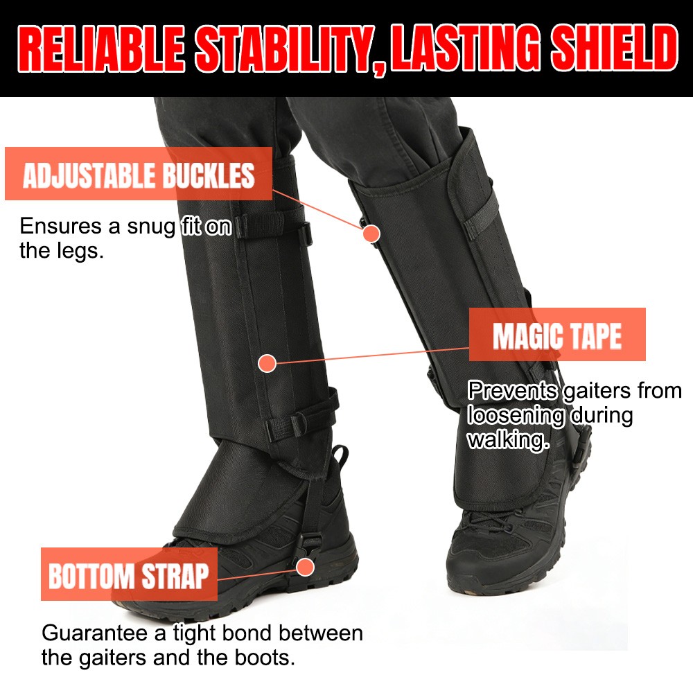 Men's Snake Bite-Proof Guards Gaiters Outdoor Lower Legs Armor Cover Protector
