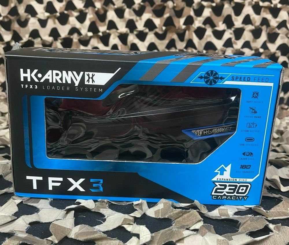 NEW HK Army TFX 3 Loader - Black/Blue