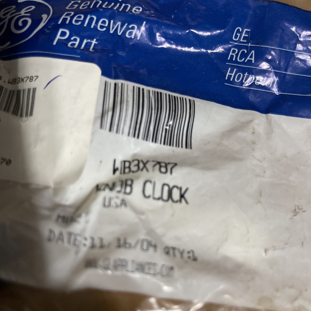 GENERAL ELECTRIC WB3X787 CLOCK KNOB