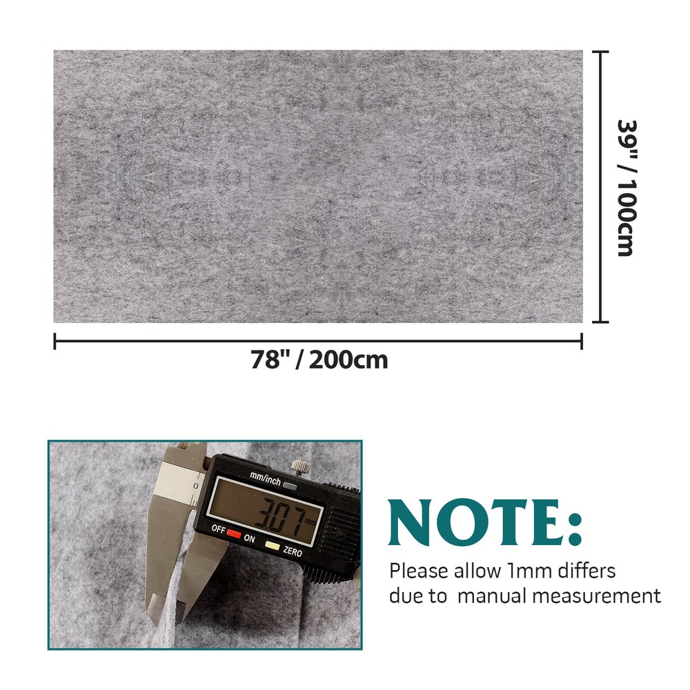 3mm Auto Under-felt Carpet Underlay/Trunk Lining Replace Material Upholstery NEW