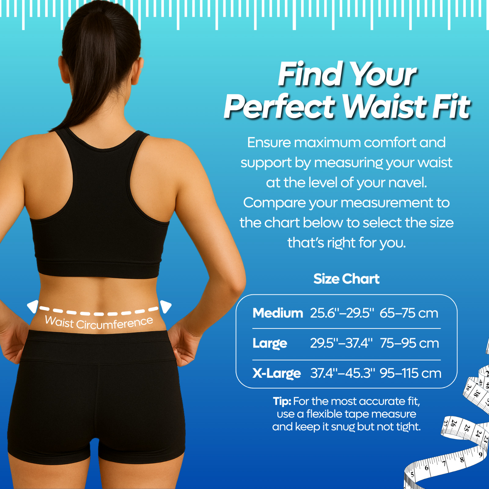 Adjustable Lower Back Brace Lumbar Support Waist Belt for Men Women Pain Relief