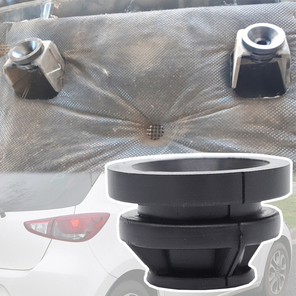 Car Engine Cover Rubber Mounts 4Pcs Black Auto Practical Buffer Tool Attachments