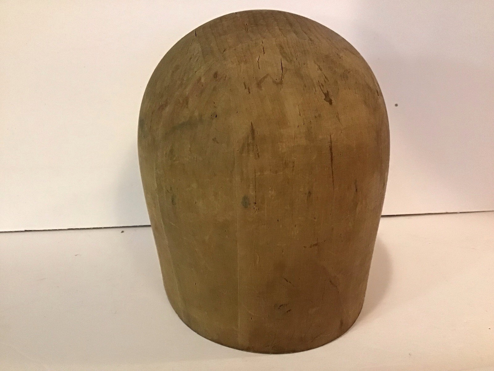 Vintage Millinery Form Solid Wood Hat Block & Display #796 - Size 21 1/2”.