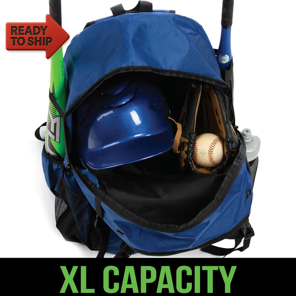 Athletico Advantage Baseball Bag - Baseball Backpack with External Helmet Holde