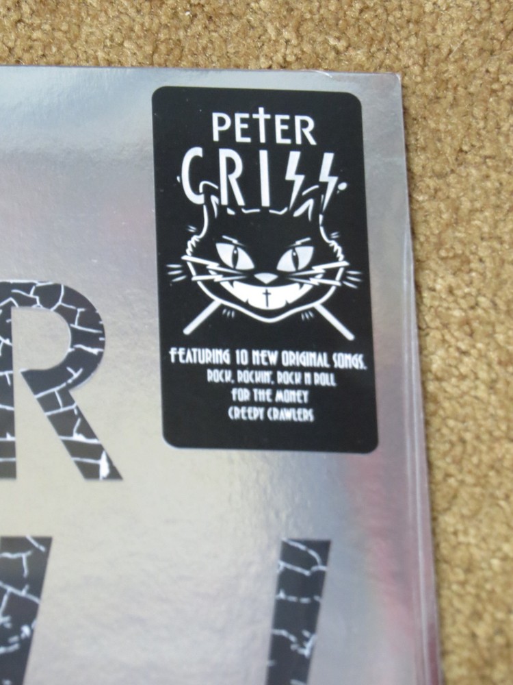 KISS PETER CRISS 3 RECORD SEALED SET SILVER BLACK AND WHITE