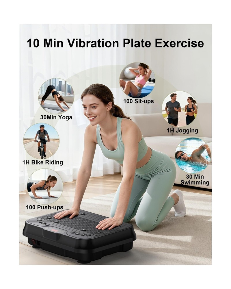 Vibration Plate Exercise Machine, Shake Plate, Vibration Plate for Lymphatic ...