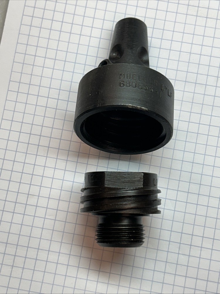 MUELLER 680655 1” Inserting Tool For Corporation Stop Outside Thread B-101 A3