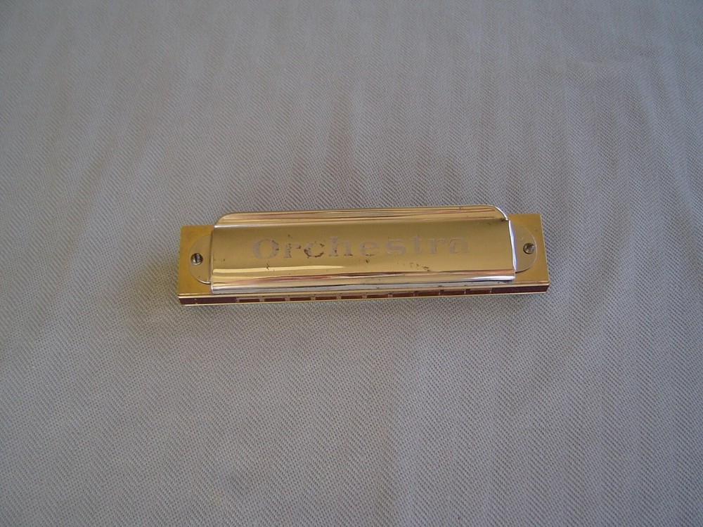 KOCH-HARMONICA "ORCHESTRA" HARMONICA IN "C" WITH  BOX CLEANED AND REFURBISHED