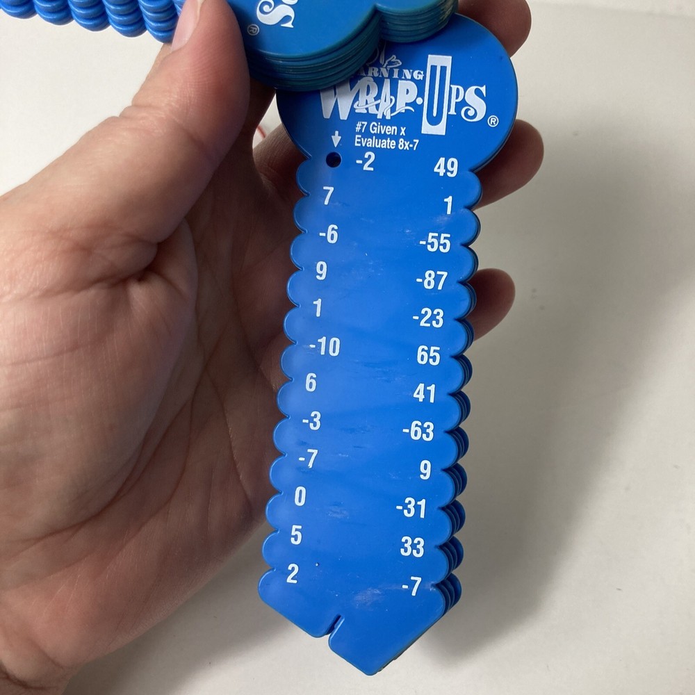 Learning Wrap-Ups Pre-Algebra Blue Set Understanding Algebraic Expressions Math
