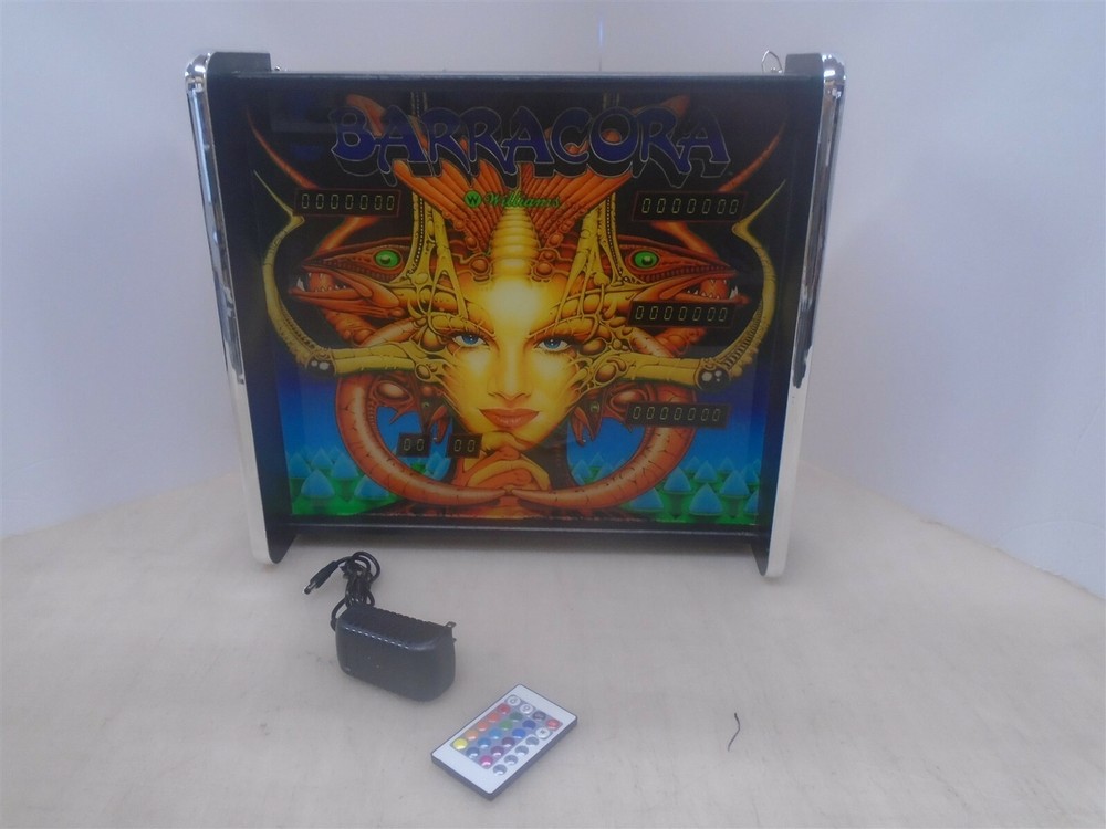Williams Barracora Pinball Head LED Display light box