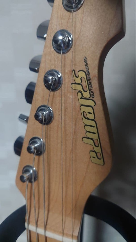 EDWARDS E-SNAPPER-ASM SolidBlack electric guitar Safe Packing!