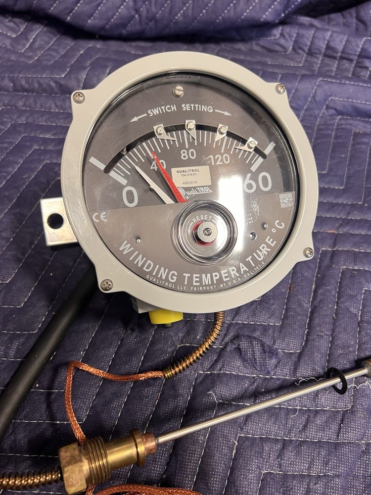 QUALITROL 104-381-01 WINDING TEMPERATURE THERMOMETER