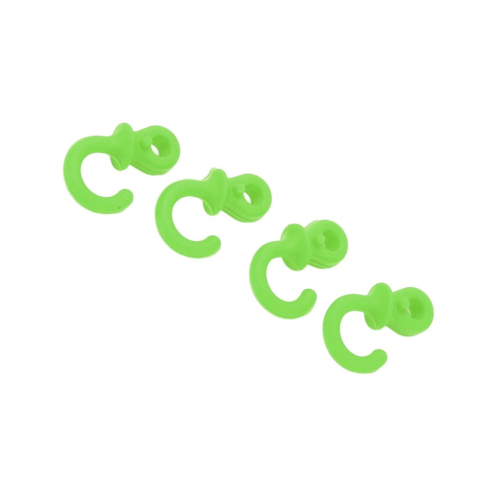 Green 4Pcs Archery Bow String Silencers Monkey Tail Compound Bow String WT