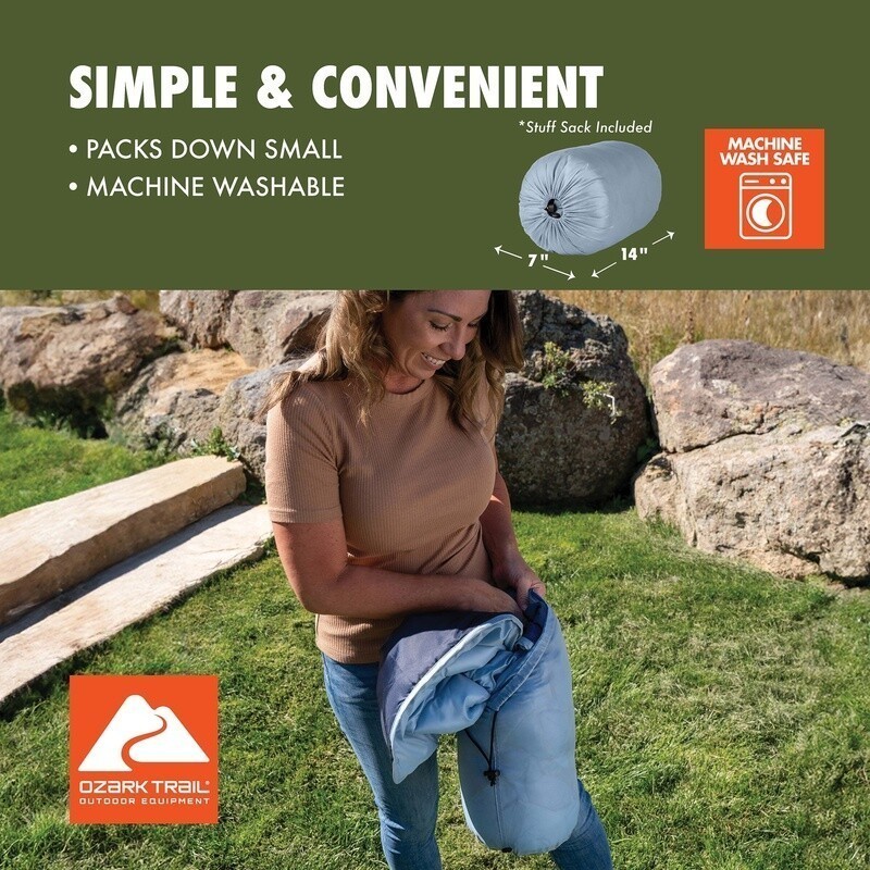 Packable Blanket Large Camping Travel Outdoor Use Machine Washable Soft Durable