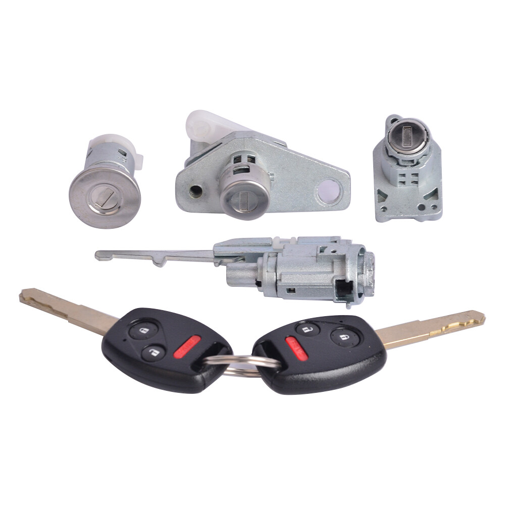 Ignition & Door Lock Cylinder for Honda Civic 06-08 Key Shell