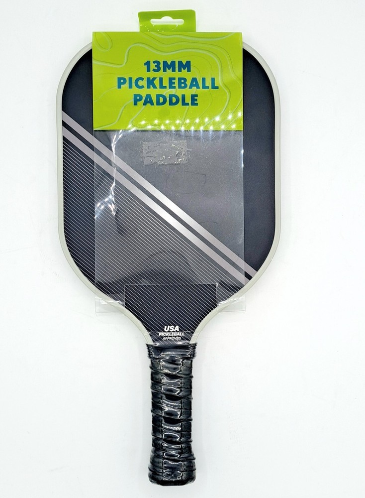 Sakar Double Sided Pickleball Paddle Black/Gray Stripe