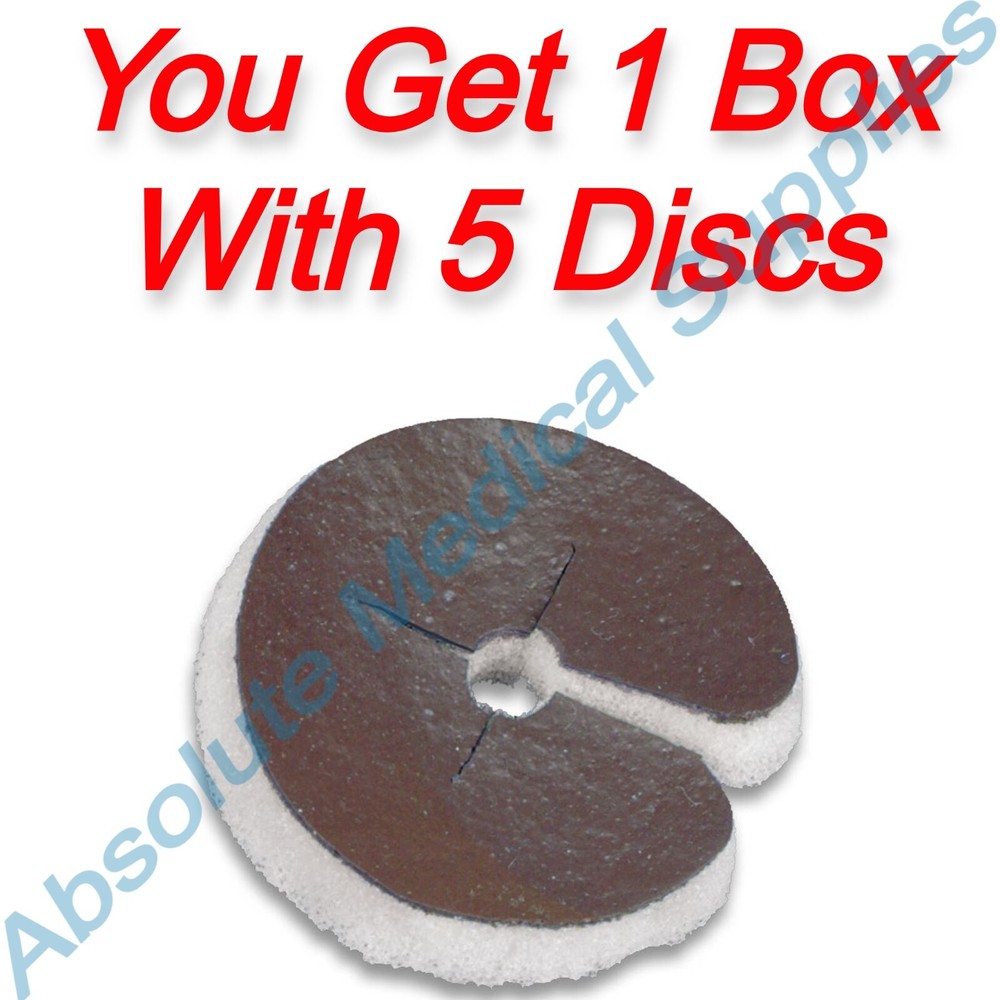 *5-Pieces* DeRoyal Algidex Ag IV Patch5B Catheter Dressing 1" Disk 46-IV22