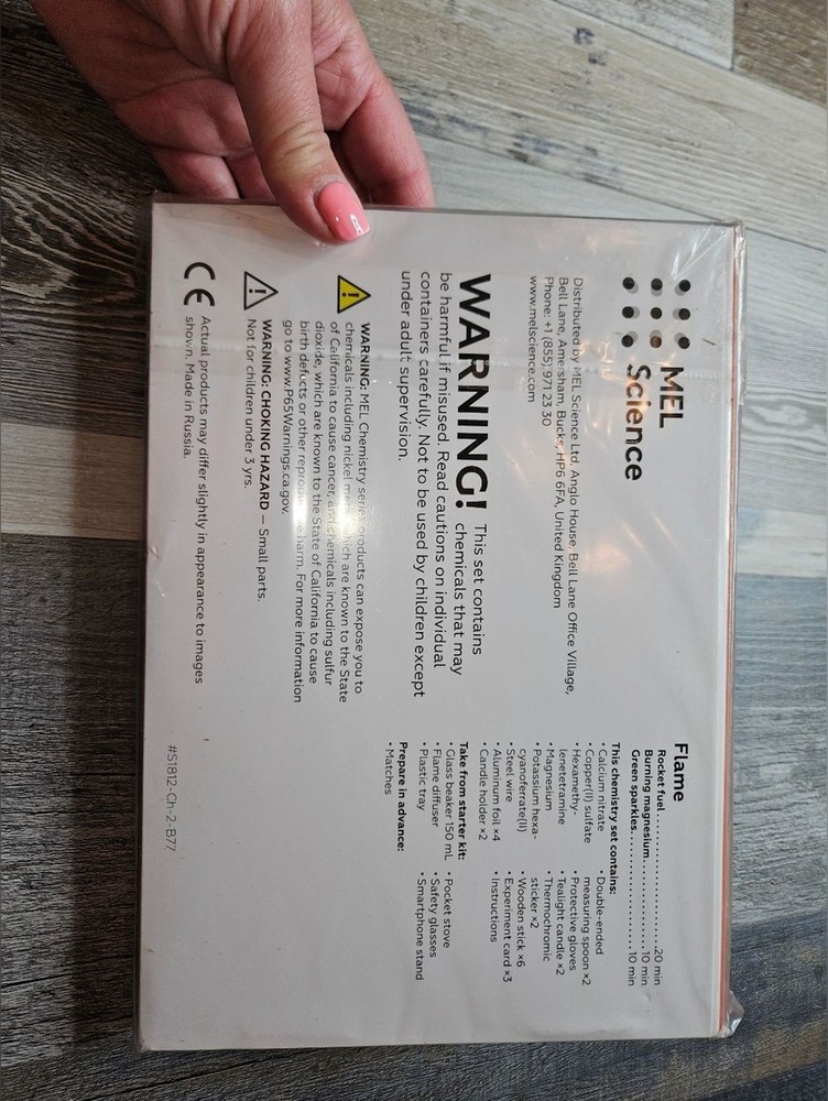 MEL Chemistry Set NEW Sealed FLAME 10+
