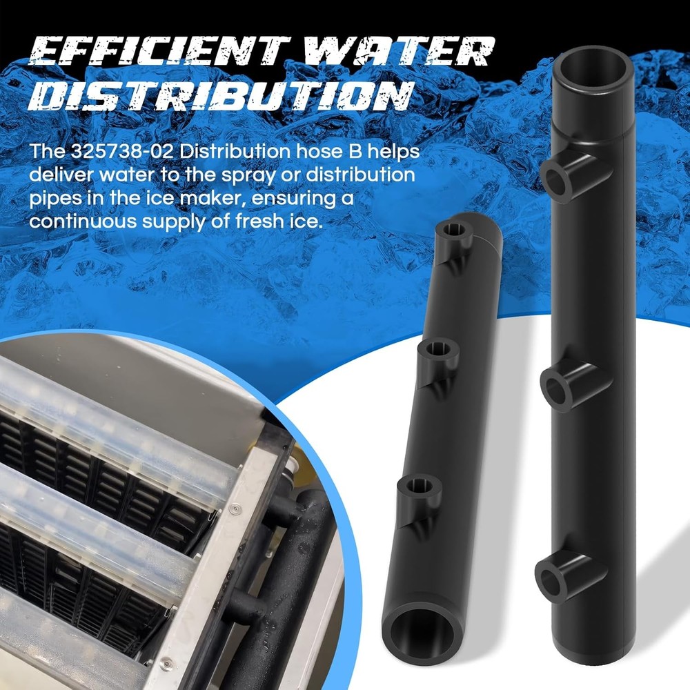2-Pack 325738-02 Distributor Hose B Replacement for Hoshizaki Ice Maker